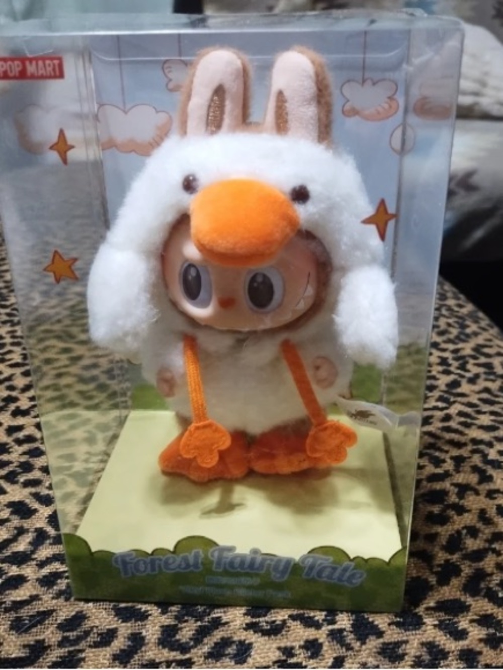 Forest Fairy Tale White & Orange Plush Costume Figure